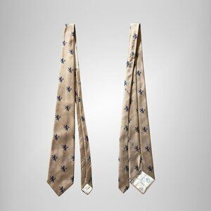 Vintage 70s Briar "Pride of England" Lion Heraldry Tie